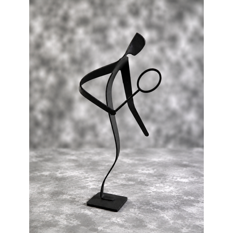 Badminton skulptur